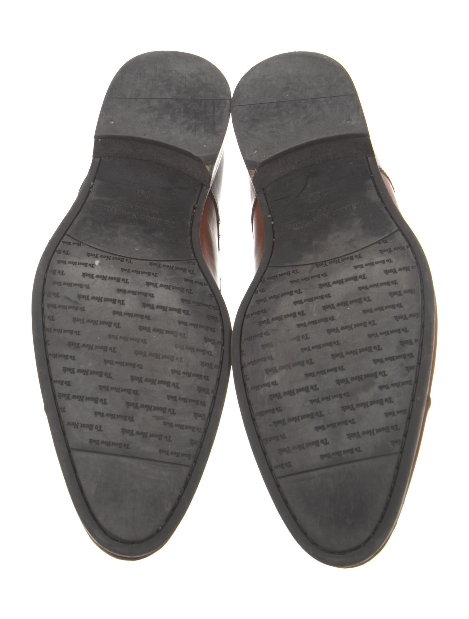 To Boot New York Leather Monk Straps